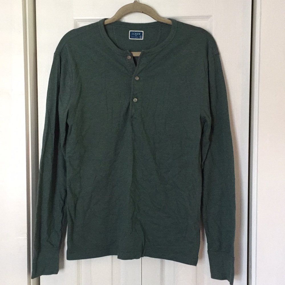 J. Crew Teal Long Sleeve Tee